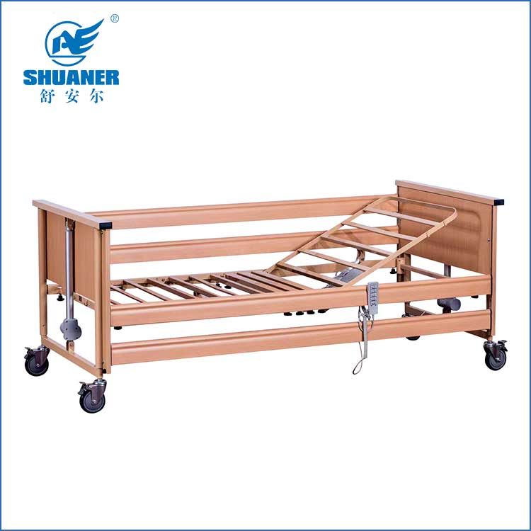 Five-Function MDF လျှပ်စစ်အိမ်စောင့်ကုတင်