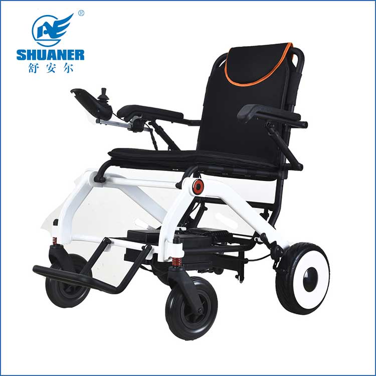 Folding Portable Automatic Electric Motors ပေါ့ပါးသော ဘီးတပ်ကုလားထိုင်